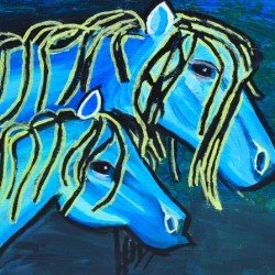Blue Horse. Glenn N
